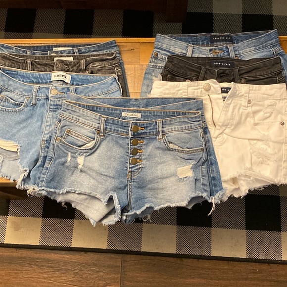 RSQ Pants - Lot of 8 Shorts. Aeropostle-RSQ-John Galt-Billabong
